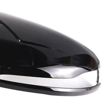Автомобильная Глянцевая Черная Крышка Крышки Бокового Зеркала заднего Вида Прямая Замена Крышек Зеркал Заднего Вида для Benz C E S CLS GLA W205 W213