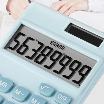 Электронный калькулятор Настольный для домашнего офиса, школьного финансового учета, научного расчета функций, симпатичный