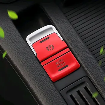 1 Комплект Для VW Golf 7 7.5 MK7 AT 2015-2019 Автомобильный Ручной Тормоз Кнопка Автоматического Удержания Стикеры Кепки Накладка Защитные Аксессуары
