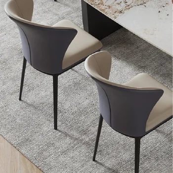 Роскошное ресторанное кресло для макияжа с скандинавской спинкой, бытовой Современный простой обеденный стул