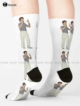 Носки Только на одну ночь Harrys House Boot Socks Для женщин с цифровой печатью 360 °, удобные, спортивные, унисекс, для взрослых, яркие, для девочек