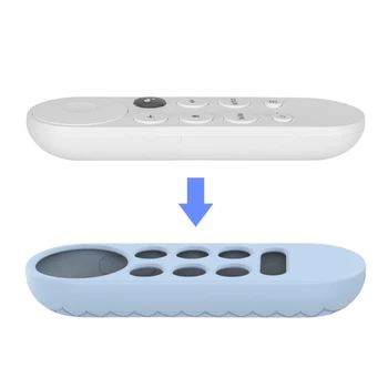 Силиконовый чехол Защитная крышка Shell для-Google Chromecast TV 2020 Voice Remote HX6A