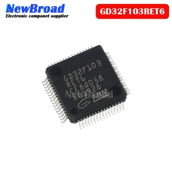 1ШТ Оригинальный STM32F103RET6 GD32F103RET6 LQFP64 32-битный микроконтроллер ARM MCU ST Singlechip 512KB FLASH IC 72 МГц 32F103RET6