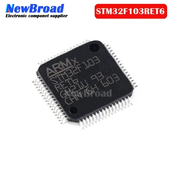 1ШТ Оригинальный STM32F103RET6 GD32F103RET6 LQFP64 32-битный микроконтроллер ARM MCU ST Singlechip 512KB FLASH IC 72 МГц 32F103RET6