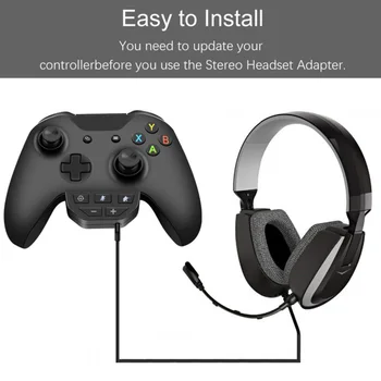 Адаптер стереогарнитуры Конвертер наушников для аксессуаров контроллера Xbox One