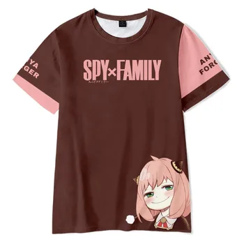 Аниме SPY X Family, футболка для косплея, Унисекс, костюм персонажа для взрослых и детей, Тренд 3D цифровой печати, Лето-Осень