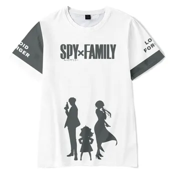 Аниме SPY X Family, футболка для косплея, Унисекс, костюм персонажа для взрослых и детей, Тренд 3D цифровой печати, Лето-Осень