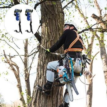 Снаряжение для лазания по деревьям Регулируемая обувь Инструмент Прочный комплект ремней безопасности Устройство С шипами для ладоней Для лазания