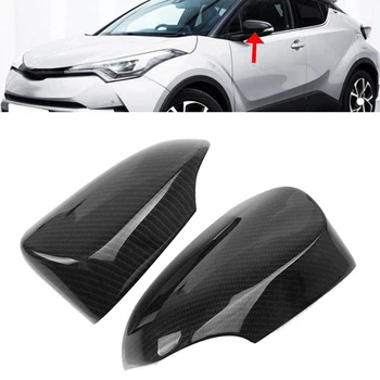 Автомобильная Накладка на боковое зеркало заднего вида из углеродного волокна для Toyota C-HR CHR 2016 2017 2018